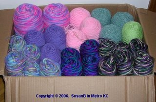 box of yarn