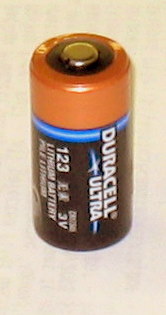 Duracell Ultra 3 volt 123 Lithium Battery (CR17345)