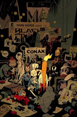 cop a load of the MIGNOLA cover for the DARK HORSE TWENTY book