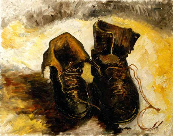 blanc de ta nuque: le scarpe di Van Gogh