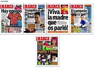 Almorzando con Fernando: Trayectoria de la Selección Española 2000 - 2006 en el Diario Marca, tu ...