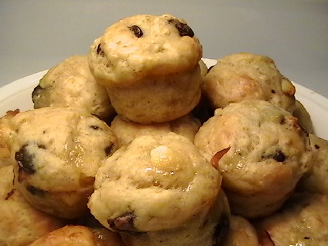 Mini Muffins Aux Bananes Et Pepites De Chocolat