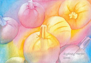 Rainbow Pumpkins by Sydney Harper