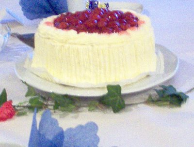Traditional Finnish berry cake