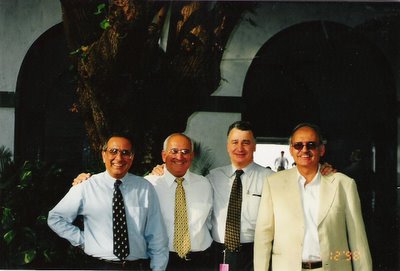Feroze Vakil (1963/64); Reuben Solomon (1963/64);  David Nissim (1964/65) and Adil Gandhy (1962/63)