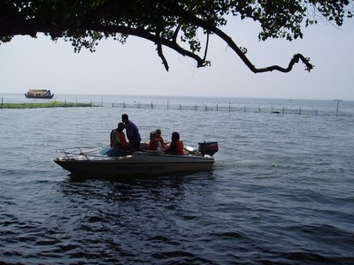 Boating on the Vembanad Lake, Kumarakom