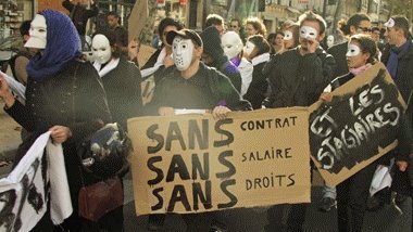 Paris Student Protest