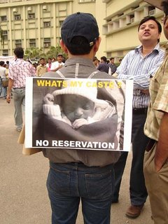 No reservation is also a caste