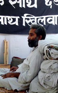 Sandeep Pandey on day five of his fast