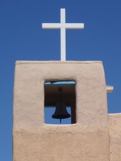 Belltower of the Santa Clara Pueblo Catholic Church