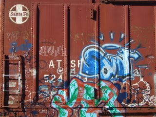 Box Car Graffiti, Santa Fe, New Mexico