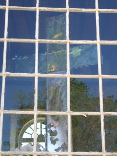 A window of San Francisco de Asis Church, Ranchos de Taos, New Mexico