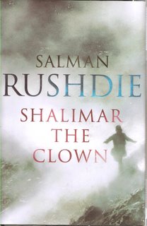Shalimar the Clown bookcover; Jonathan Cape