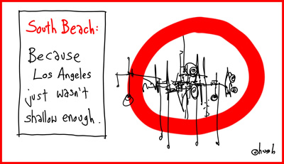 hugh macleod south beach cartoon
