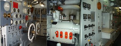 Engine Room #1 on the USS Hornet.  Turn and Burn