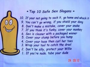 Slogans For Safe Sex 94