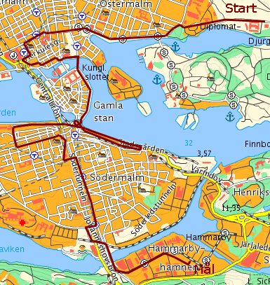 Karta över Hammarby Sjöstad – Karta 2020