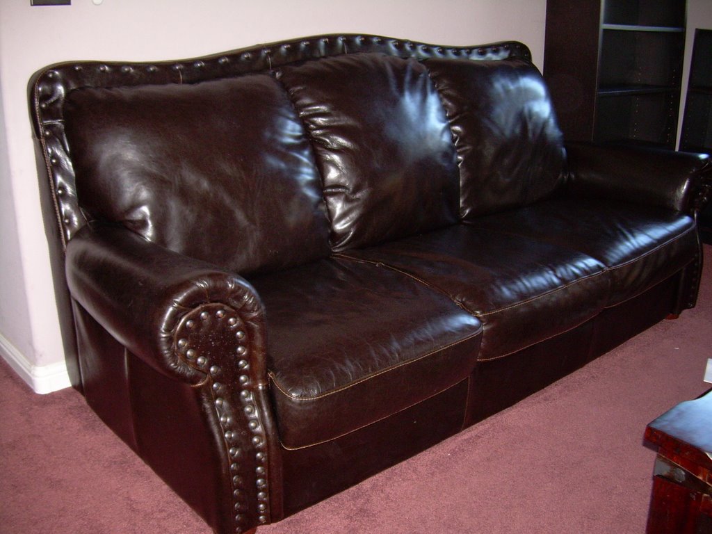 Z Gallerie Designer Leather Couch, Z Gallerie Leather Sofa