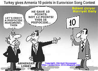 Turkey gives Armenia 10 Points Not 12 This is Psifocide