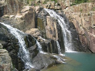 Waterfall in Luk Wu Gorge