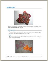 Fiber Fish Mittens Pattern