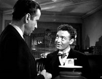 Humphrey Bogart and Peter Lorre in The Maltese Falcon