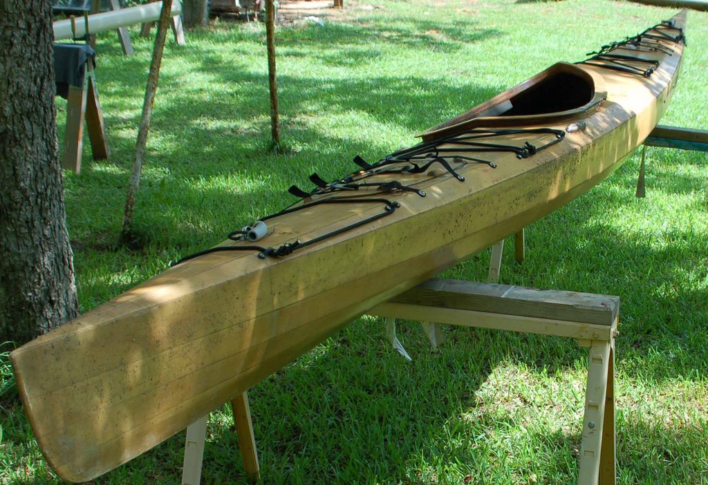 Island Time Online: Coho Kayak back for Repair and Refinishing