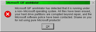 Microsoft GIF annihilator