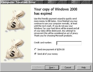 Your copy of Windows 2008 has expired