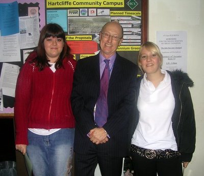 abby Laura and Mr Brown the school head hunk