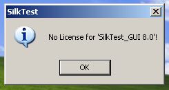 SilkTest license 