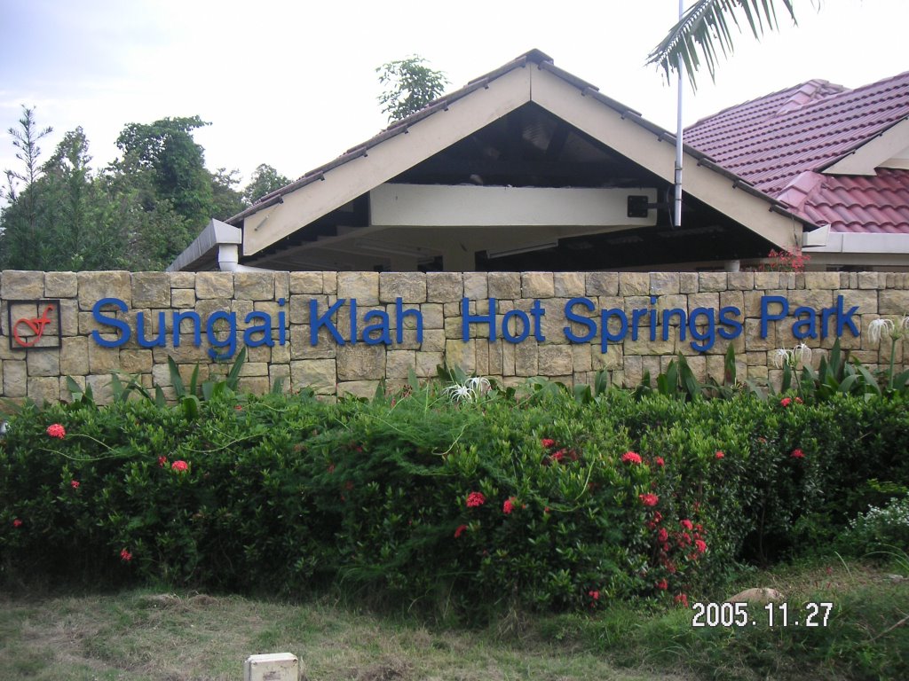 Pass Over: Sungai Klah Hot Springs Park