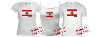 Lebanon Flag Shirts T-shirts