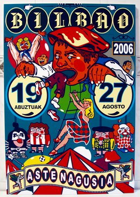 cartel fiestas bilbao 2006