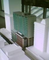 Model of the Chews Lane complex from the southwest