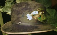 Felt hat with feathers from Wellington Hatters