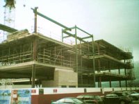 The Meridian building under construction at Site 7 in Kumutoto