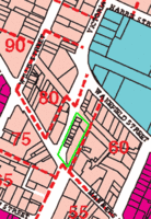 Height limits around the Victoria St site