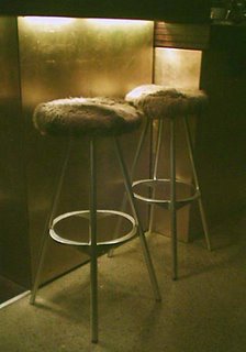 Mystery Bar #32 - fluffy bar stools