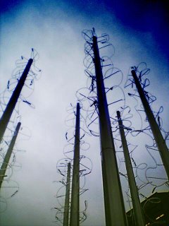 Bill Culbert's 'SkyBlues' sculpture