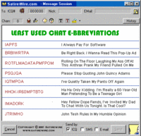 least used chat abbreviations