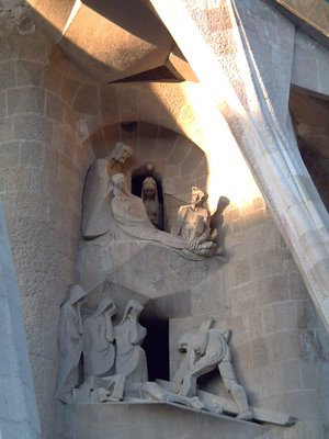 Sagrada Familia: Sunset At The Passion Façade