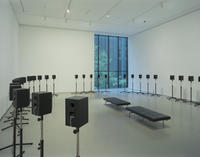 Janet Cardiff, The Forty-Part Motet, MoMA installation view, Autumn 2005