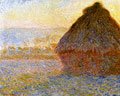 Monet, Haystack at Sunset, Boston Museum