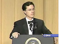 Colbert at the White House Correspondents Association Dinner, 2006