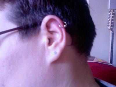 yes! my actual ear!