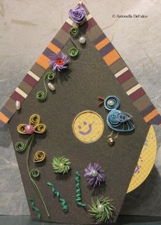 Quilling Quilled Birdhouse