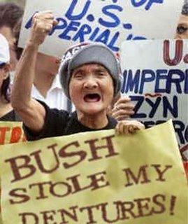 Cindy Sheehan berates Bush. http://markinmexico.blogspot.com/ Mark in Mexico, moderate to conservative opinion on news politics government and current events. News and opinion on Mexico.