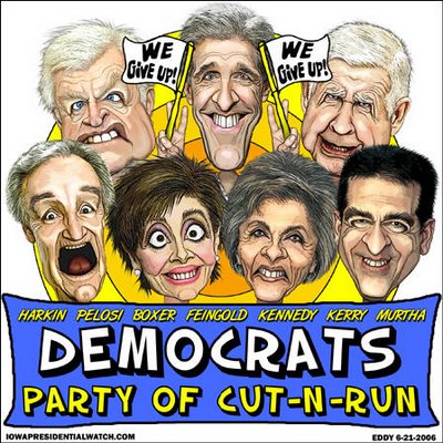 Democrats Party of the Cut-N-Run, http://markinmexico.blogspot.com/ Mark in Mexico, moderate to conservative opinion on news politics government and current events. News and opinion on Mexico. 