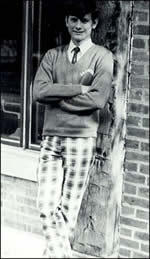 John Roberts at La Lumiere School, circa 1972. Is this the wardrobe of a gay guy? You're damn right it is